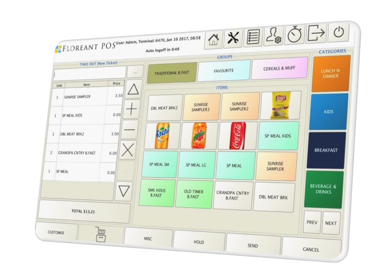 <span class='text-primary'>Floreant POS</span> - Free Open Source Point Of SaleKiosk